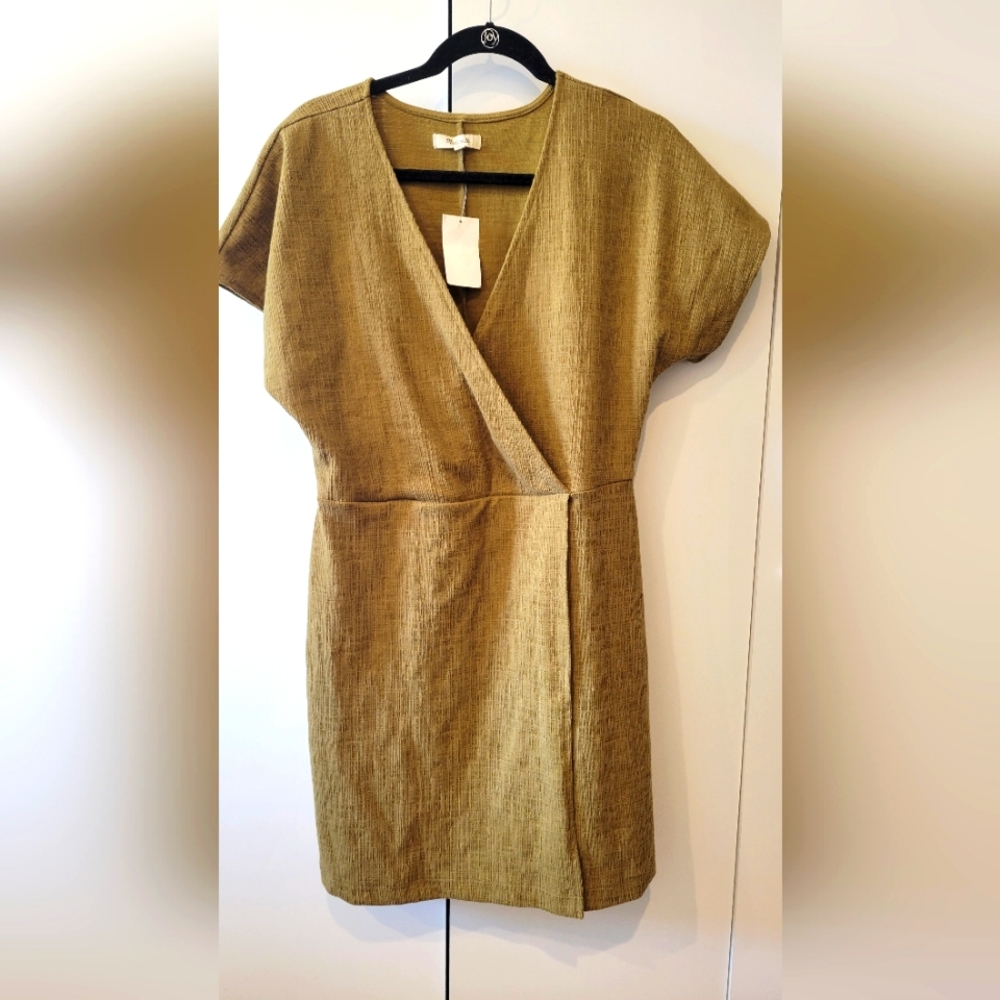 Madewell Front wrap dress-Size L